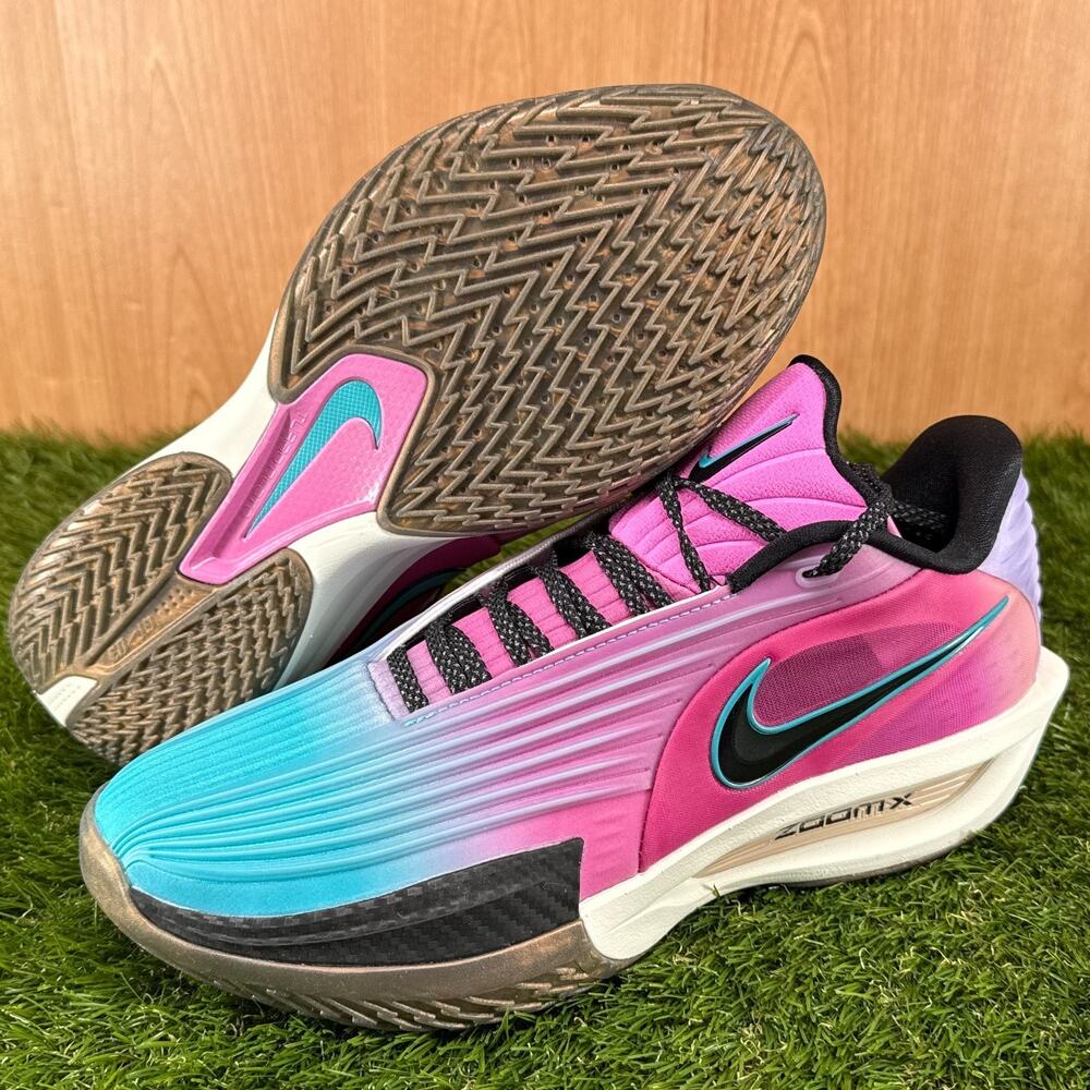 Nike Air Zoom GT Cut 3 Turbo South Beach Basketball Shoes HV9918-900 Mens Sz 8.5